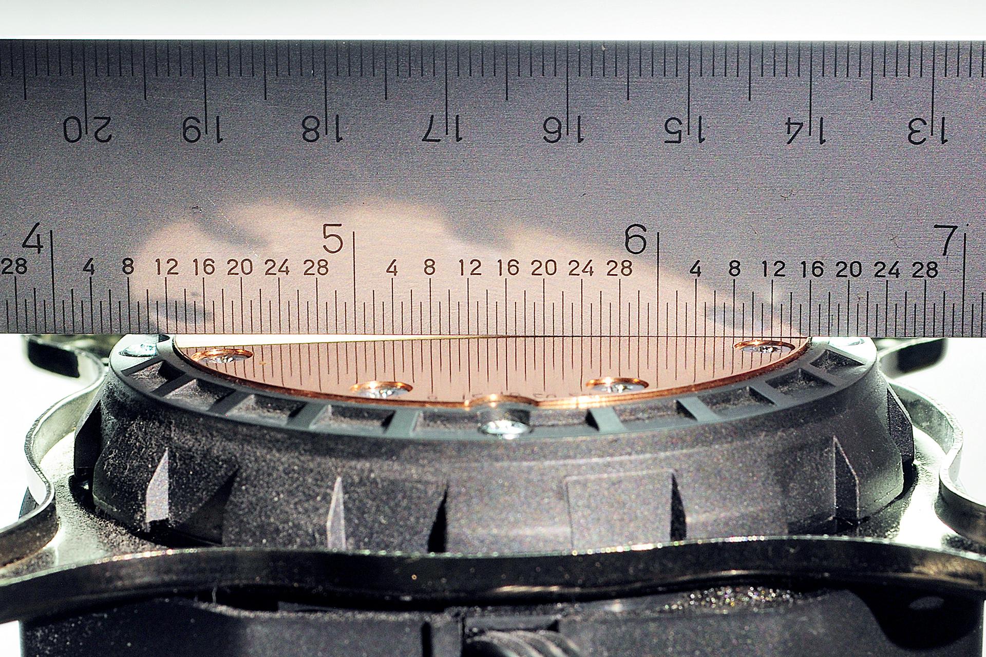 0078 ColdPlate CC Flatness 01 Corsair H100i GTX AIO CPU Cooler Review