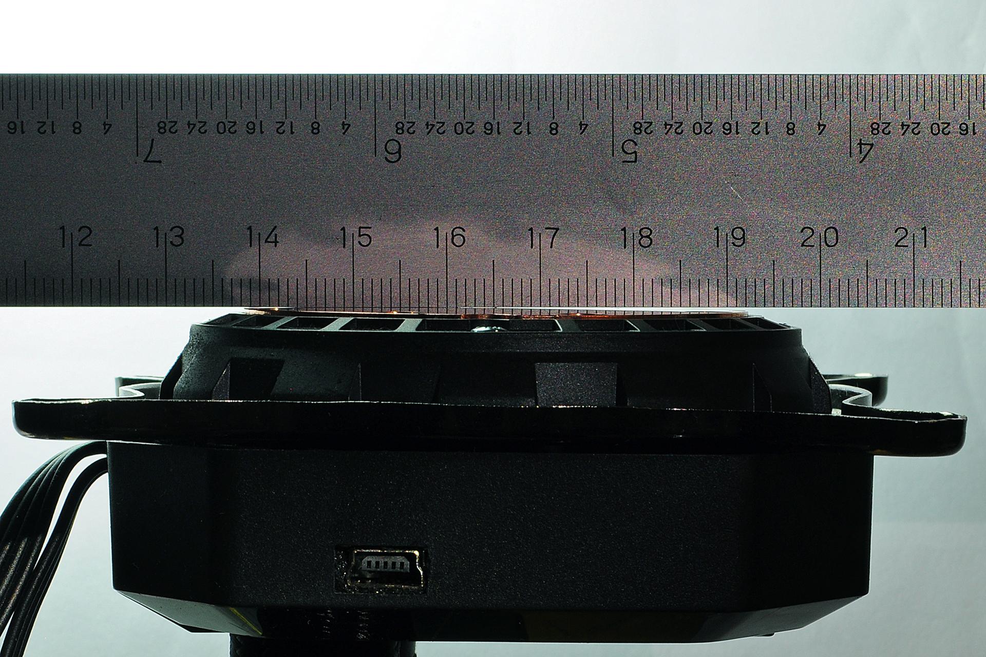 0065 ColdPlate CR Flatness 03 Corsair H100i GTX AIO CPU Cooler Review