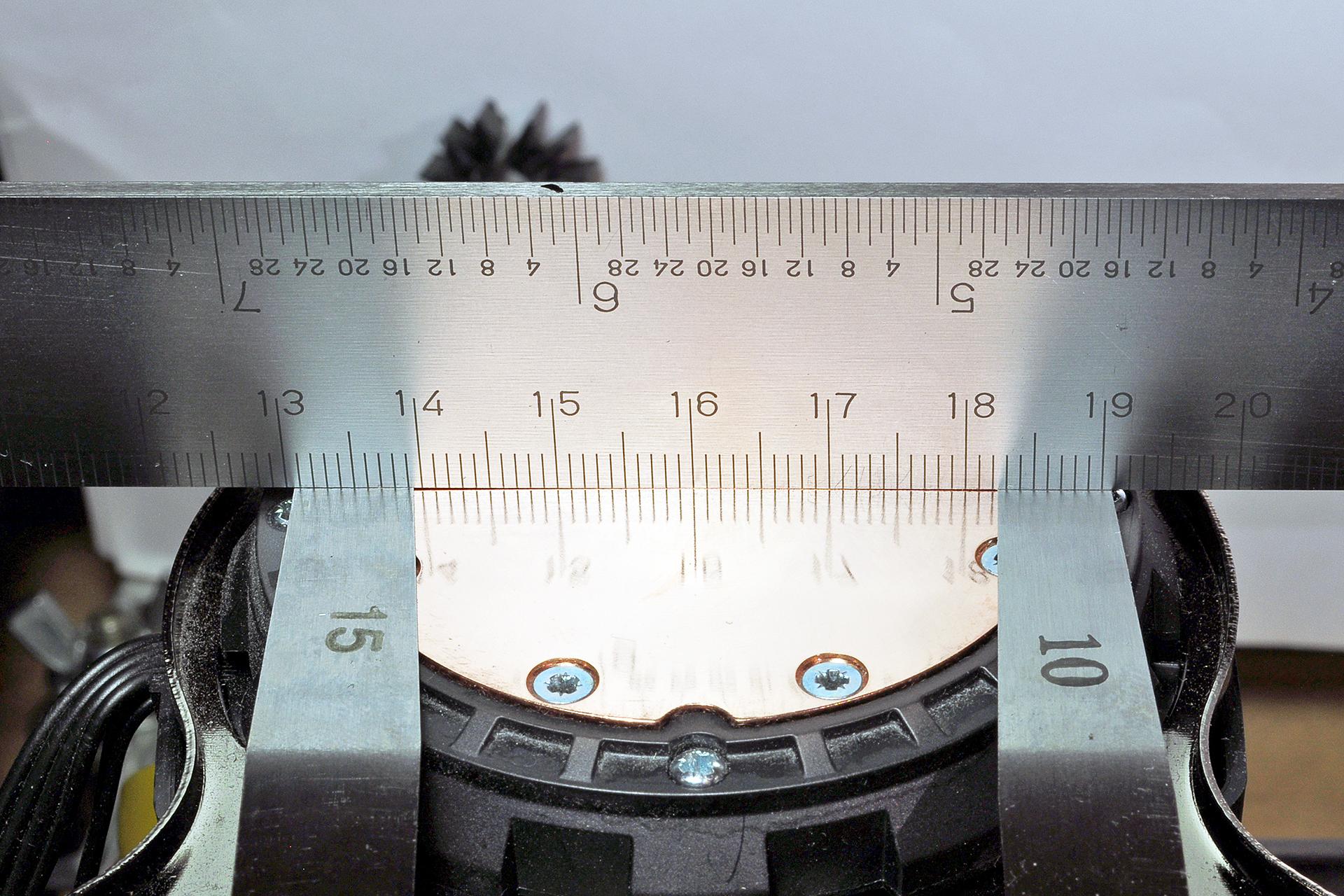 0071 ColdPlate CR Flatness 04 Corsair H100i GTX AIO CPU Cooler Review