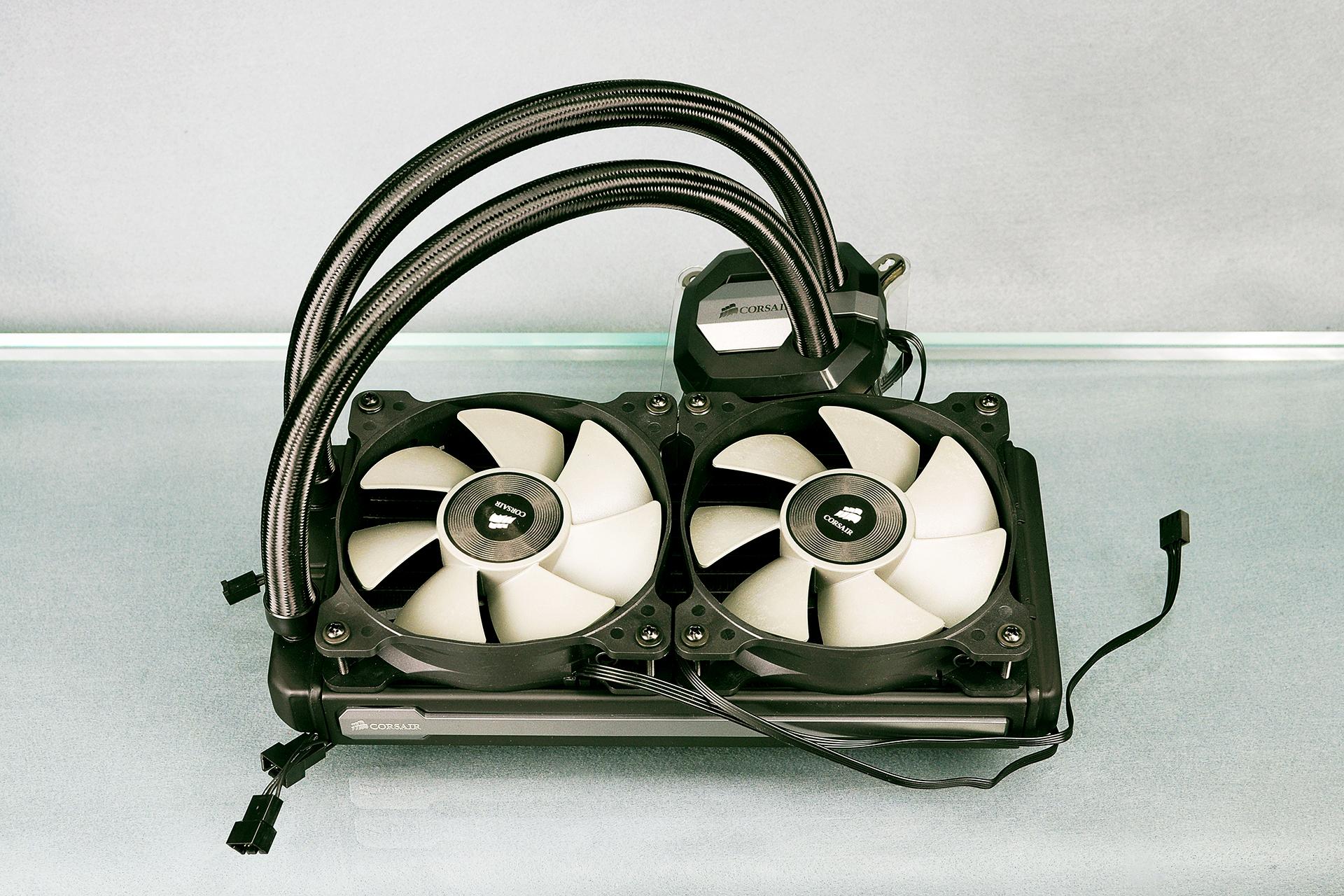 0880ed PushFanFront 07 Corsair H100i GTX AIO CPU Cooler Review