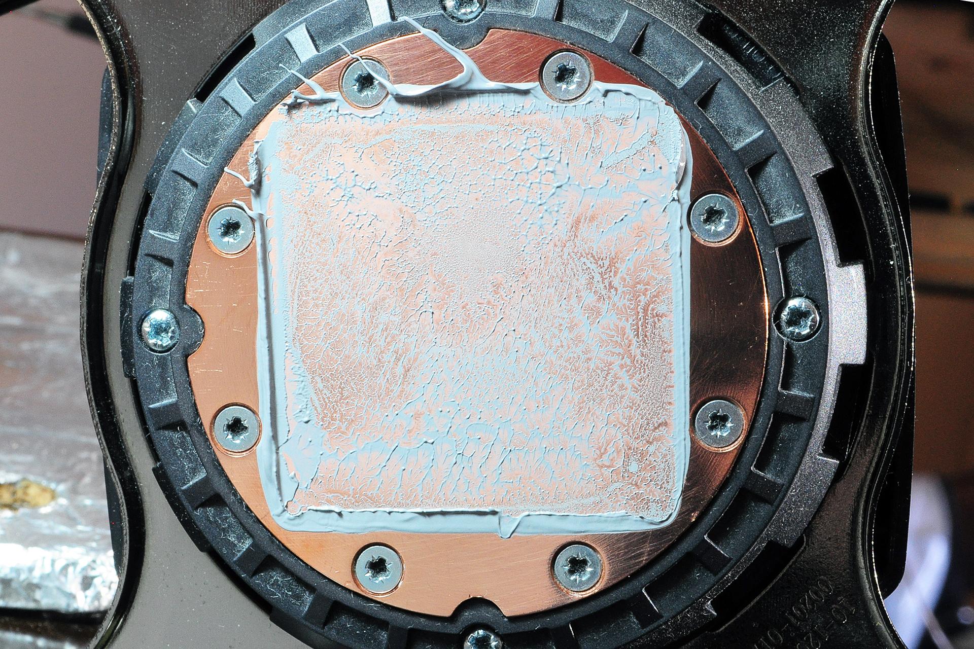 0098 ColdPlate RefTIM 05 Corsair H100i GTX AIO CPU Cooler Review