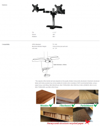 arctic Z2 Pro monitor stand features And compatibility