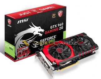 MSI GeForce GTX 960 GAMING 2G 1