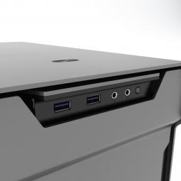 EVOLV ATX Gray Front IO Powerbutton 2k