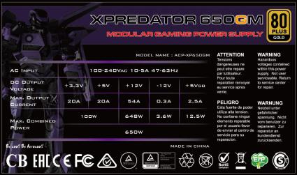 XPredator GM series 650
