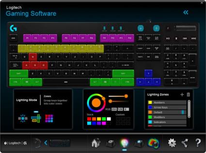 Logitech Gaming Software Lighting Controls 720x536