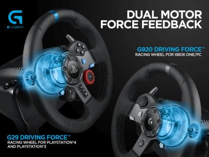 Dual moter force feedback