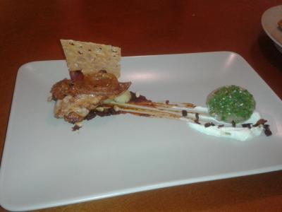 Chicken, gniocci, dried tomato jam, chives jelly, cream, hamon, parmesana crisp.jpg