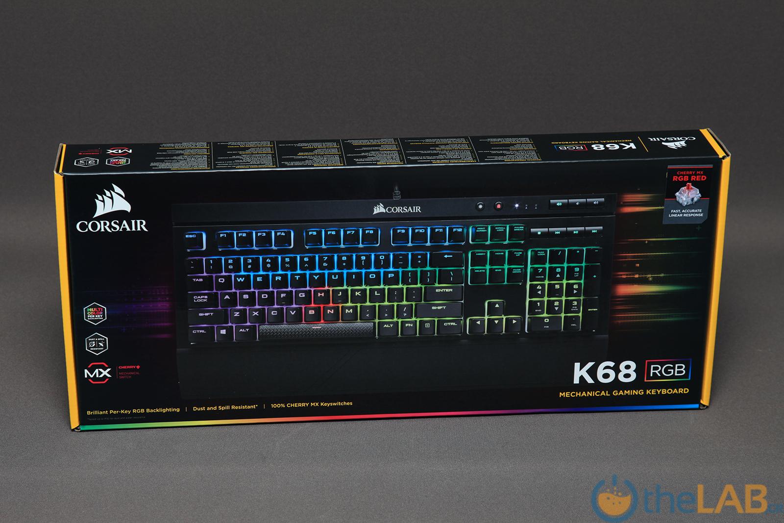 Corsair K68 RGB Mechanical Gaming Keyboard Review - Input Devices ...