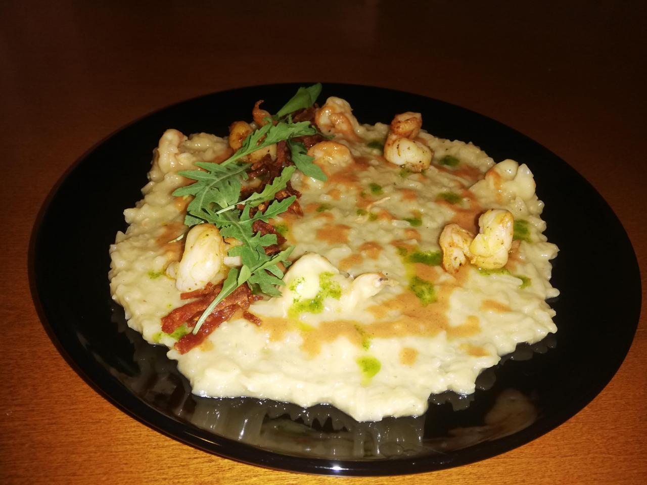 Vermouth rissoto shrimp chorizo.jpg