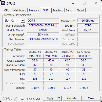 CPU-Z Corsair Vengeance 32GB 3000MTs C30 SPD.png