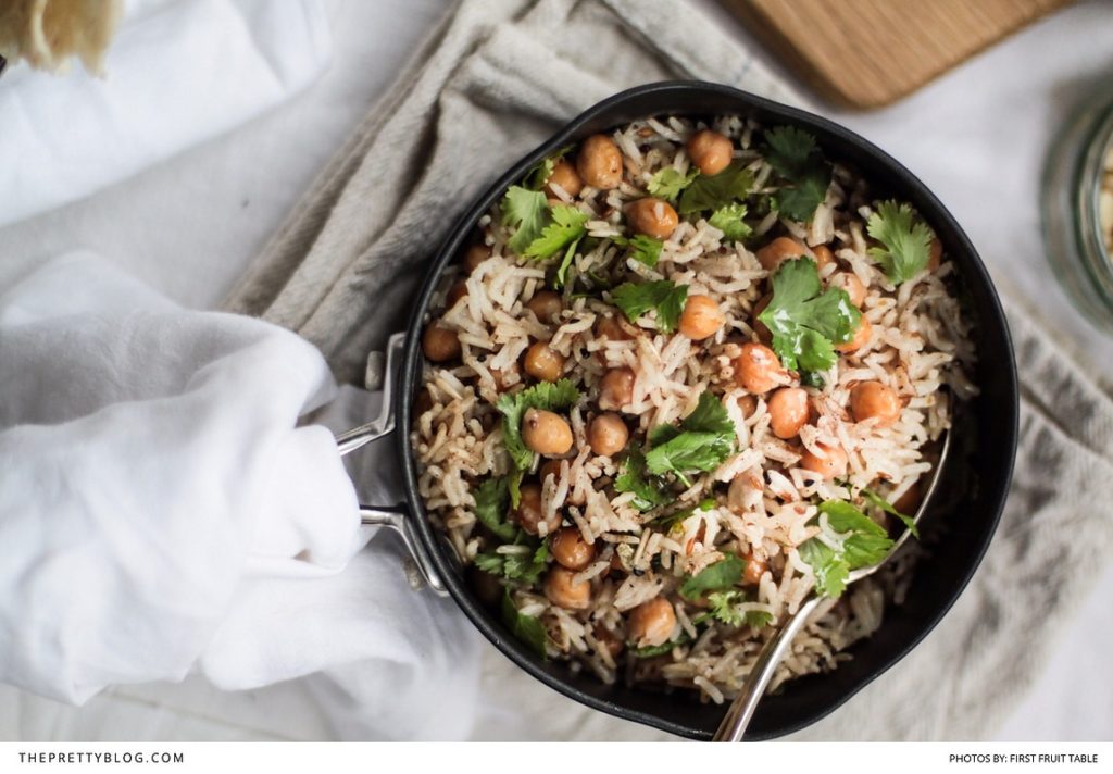 Fragrant Chickpea Basmati Rice with Fresh Coriander The Pretty Blog Bloglovin’