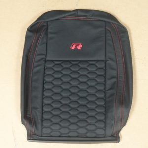 RP02 - Red and Black Stitched cover for a VW Transporter.