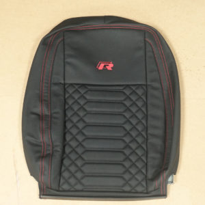 RP04 - Red and Black Stitched cover for a VW Transporter.