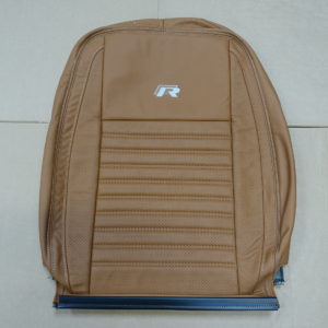 No.1 - Tan and grey stitched seat cover for a VW Transporter
