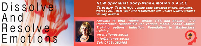NEW Mind-Body- Emotional D.A.R.E Therapy Training NEW Mind-Body- Emotional D.A.R.E Therapy Training