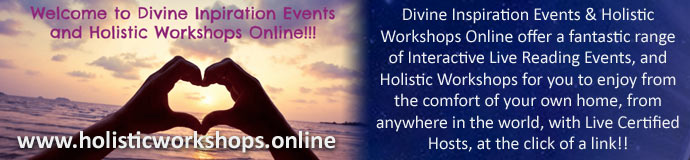 Divine Inspiration Events & Holistic Workshops Online Launch Divine Inspiration Events & Holistic Workshops Online Launch