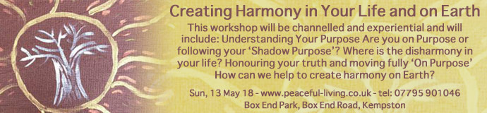 Creating Harmony in Your Life and on Earth Creating Harmony in Your Life and on Earth