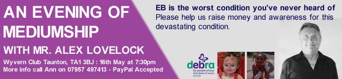 An Evening of Mediumship with Mr. Alex Lovelock An Evening of Mediumship with Mr. Alex Lovelock