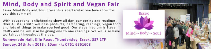 Mind, Body and Spirit and Vegan Fair Mind, Body and Spirit and Vegan Fair