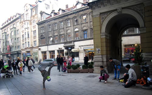 Boys dancing by Eternal Flame