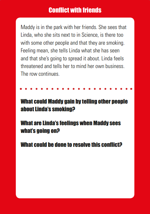 Conflict Resolution Discussion Cards Conflict Resolution Discussion Cards