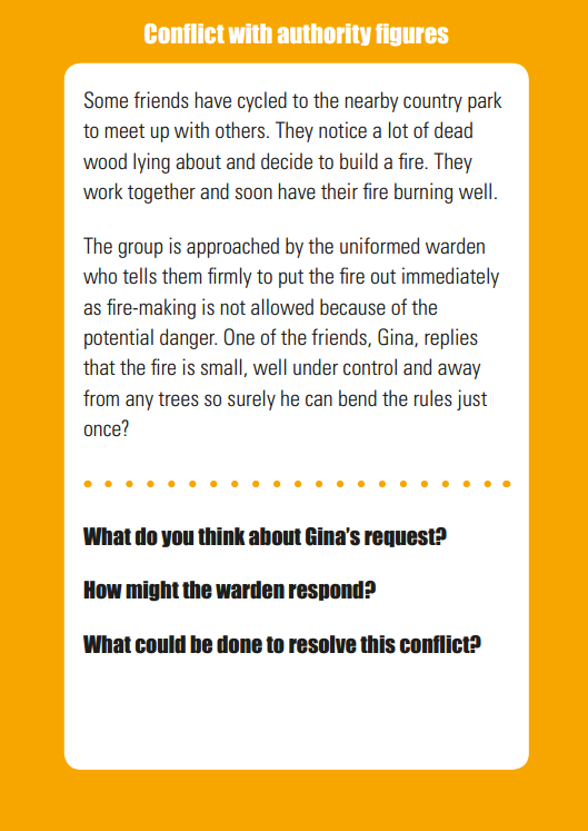 Conflict Resolution Discussion Cards Conflict Resolution Discussion Cards