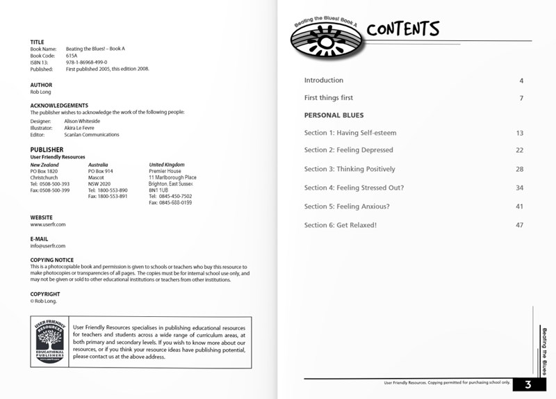 Beating the Blues! Book A – Personal Blues Beating the Blues! Book A – Personal Blues