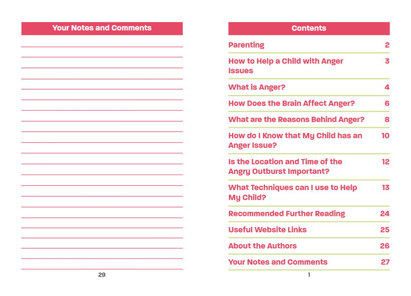 Helpful Handbooks for Parents, Carers and Professionals: Anger Helpful Handbooks for Parents, Carers and Professionals: Anger