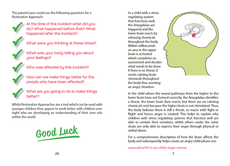 Helpful Handbooks for Parents, Carers and Professionals: Anger Helpful Handbooks for Parents, Carers and Professionals: Anger