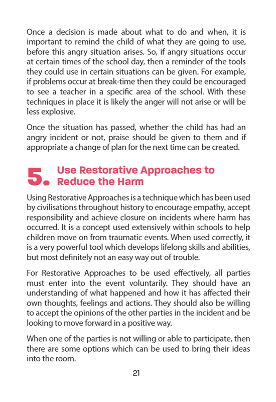 Helpful Handbooks for Parents, Carers and Professionals: Anger Helpful Handbooks for Parents, Carers and Professionals: Anger