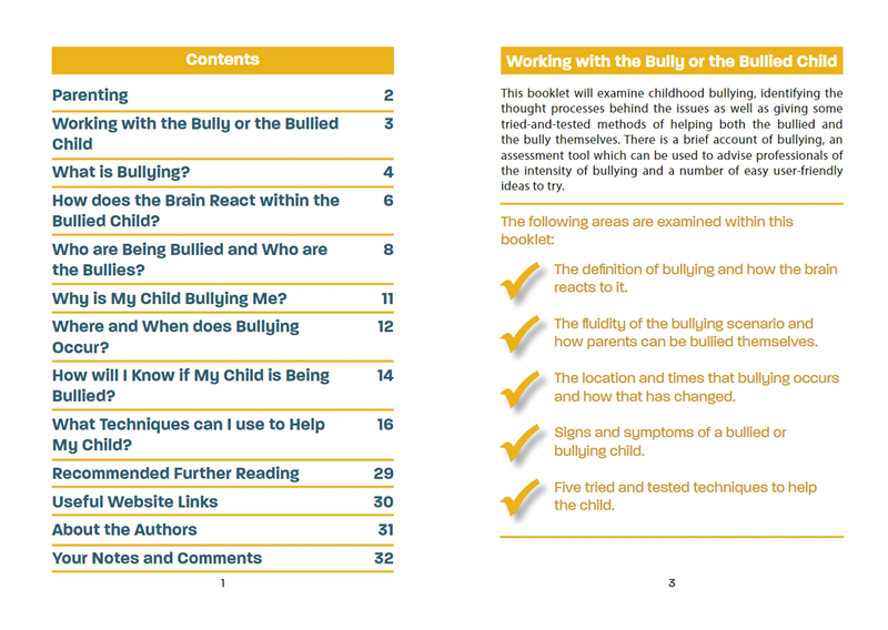 Helpful Handbooks for Parents, Carers and Professionals: Bullying Helpful Handbooks for Parents, Carers and Professionals: Bullying