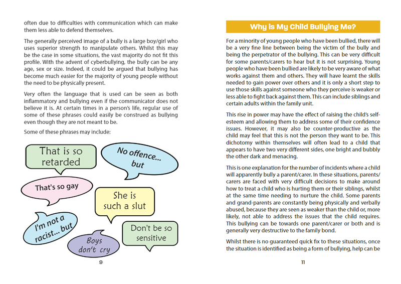 Helpful Handbooks for Parents, Carers and Professionals: Bullying Helpful Handbooks for Parents, Carers and Professionals: Bullying