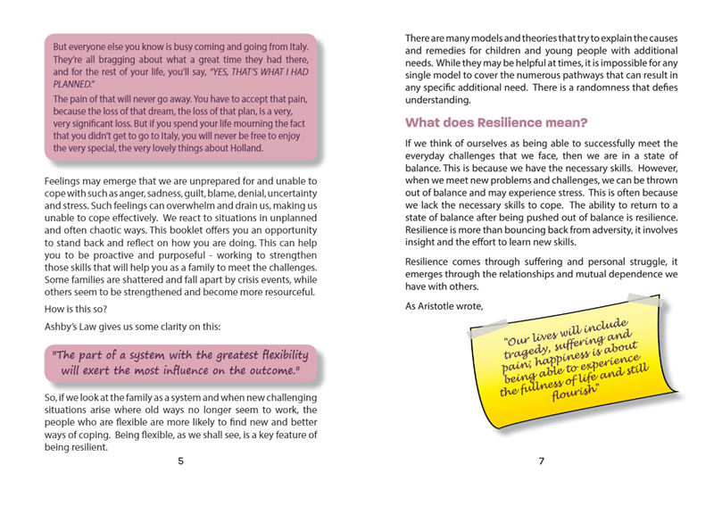 Helpful Handbooks for Parents, Carers and Professionals: Family Resilience Helpful Handbooks for Parents, Carers and Professionals: Family Resilience