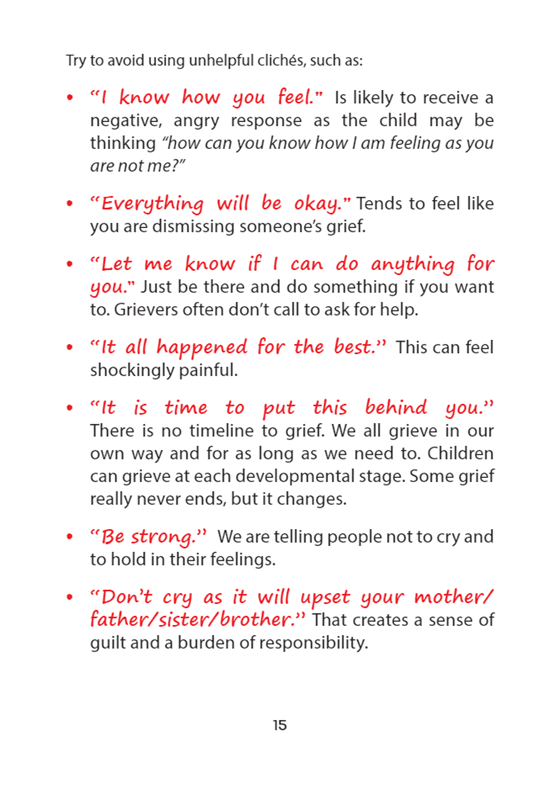 Helpful Handbooks for Parents, Carers and Professionals: Grief Helpful Handbooks for Parents, Carers and Professionals: Grief