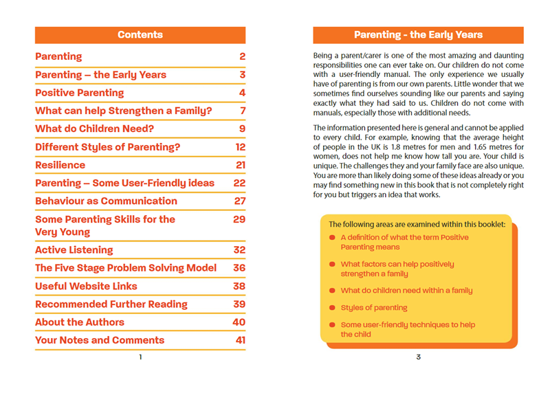 Helpful Handbooks for Parents, Carers and Professionals: Parenting Helpful Handbooks for Parents, Carers and Professionals: Parenting