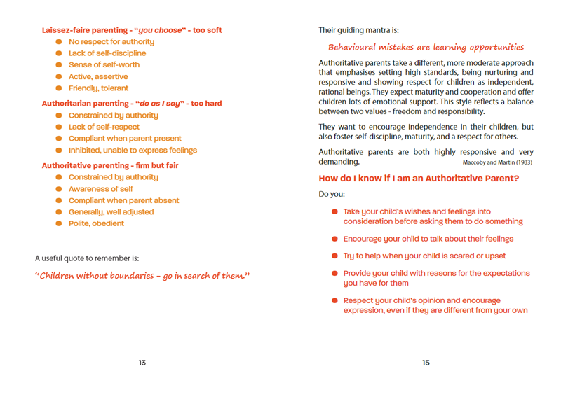 Helpful Handbooks for Parents, Carers and Professionals: Parenting Helpful Handbooks for Parents, Carers and Professionals: Parenting