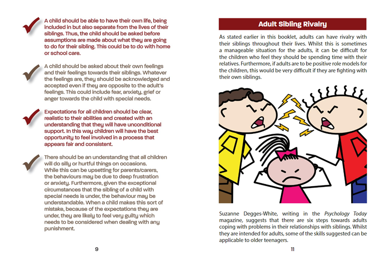 Helpful Handbooks for Parents, Carers and Professionals: Sibling Rivalry Helpful Handbooks for Parents, Carers and Professionals: Sibling Rivalry