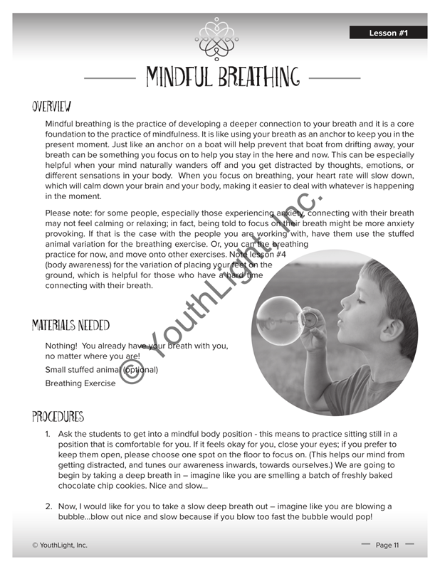 Mindfulness It's Elementary Mindfulness It's Elementary