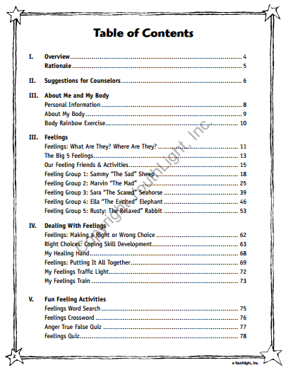 My Feelings Workbook My Feelings Workbook