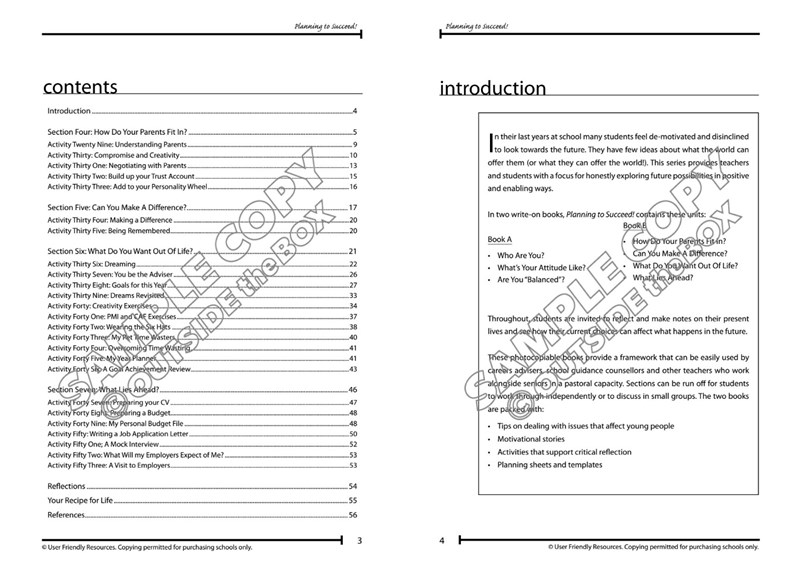 Planning to Succeed: Book B Planning to Succeed: Book B