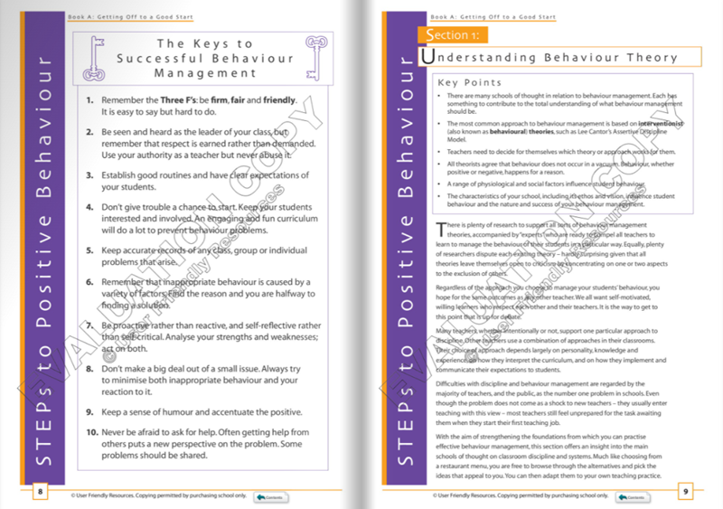 STEPs to Better Behaviour: Book A STEPs to Better Behaviour: Book A