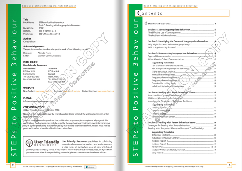 STEPs to Better Behaviour: Book C STEPs to Better Behaviour: Book C