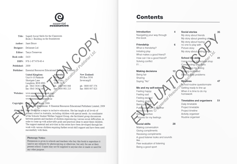 Superb Social Skills in the Classroom: Book 2 Superb Social Skills in the Classroom: Book 2