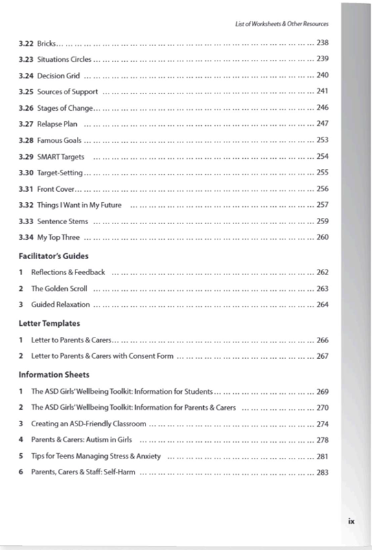 The ASD Girls’ Wellbeing Toolkit The ASD Girls’ Wellbeing Toolkit