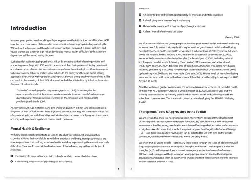 The ASD Girls’ Wellbeing Toolkit The ASD Girls’ Wellbeing Toolkit