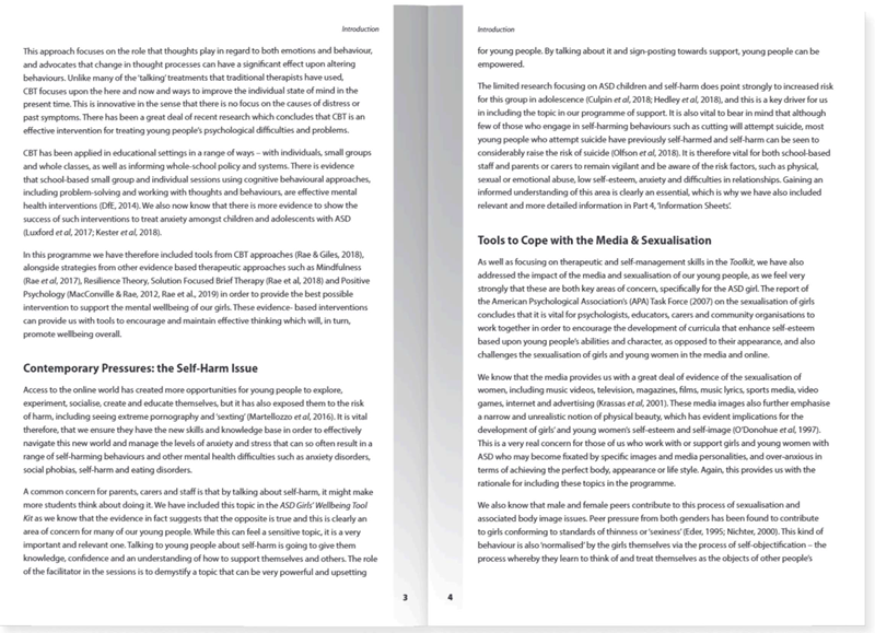 The ASD Girls’ Wellbeing Toolkit The ASD Girls’ Wellbeing Toolkit