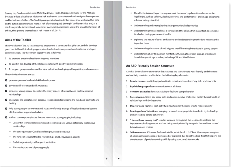 The ASD Girls’ Wellbeing Toolkit