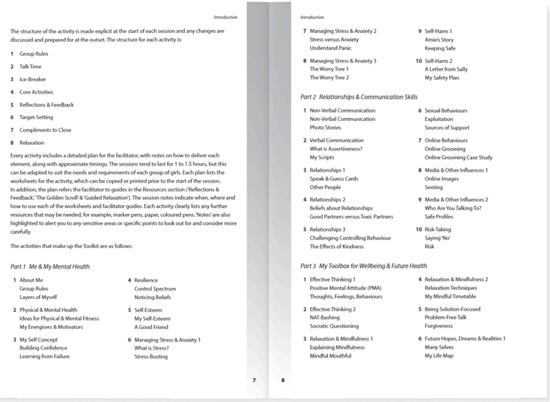 The ASD Girls’ Wellbeing Toolkit The ASD Girls’ Wellbeing Toolkit