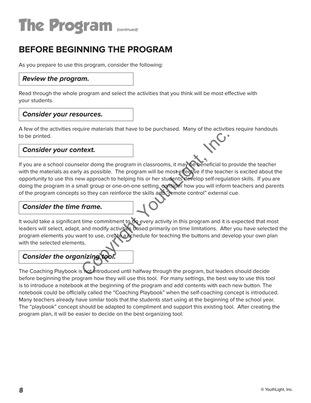 The Amazing Remote Control Self-Regulation Program The Amazing Remote Control Self-Regulation Program